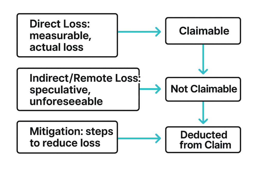 unliquidated damages flow